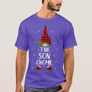 Red Buffalo Kariert Matching The Son Gnome Weihnac T-Shirt