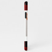 Red Buffalo Kariert & Merry Woofmas mit Hund-Foto iPhone Hülle (Rechte Seite)