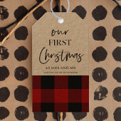 Red Buffalo Kariert & Our First Christmas Geschenkanhänger