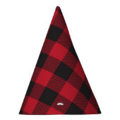 Red Buffalo Kariert Party Hats Partyhütchen (Rechts)