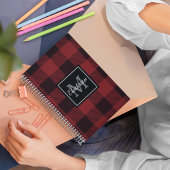 Red Buffalo Kariert | Persönliche Initialzündung | Notizblock