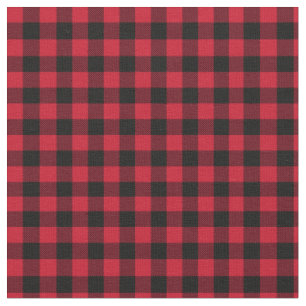 Red Buffalo Kariert, Red Flanell Stoff