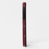 Red Buffalo Kariert Snowflake Pattern Case-Mate iPhone Hülle (Hinten/Links)