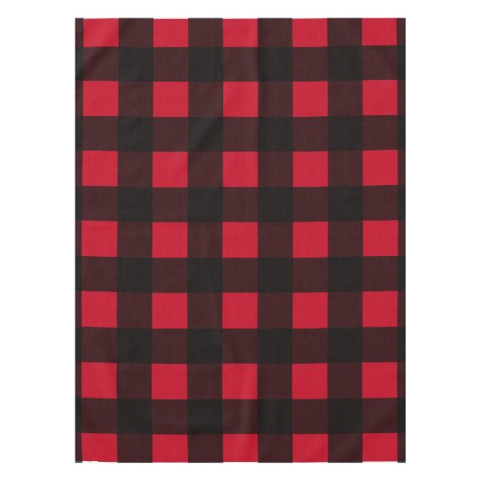 Red Buffalo Kariert Tischdecke (Vorderseite)