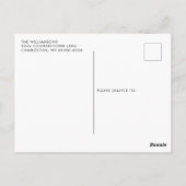 Red Buffalo Kariert Truck Foto Weihnachtskarte Postkarte (Rückseite)