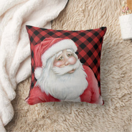 Red Buffalo Kariert und Santa Claus Kissen
