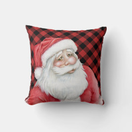 Red Buffalo Kariert und Santa Claus Kissen