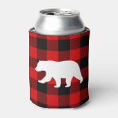 Red Buffalo Kariert & White Bear Dosenkühler (Kanne Vorderseite)
