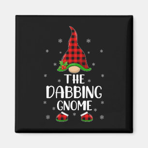 Red Buffalo Kariert zum Dabbing Gnome Chris Magnet