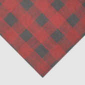 Red Buffalo karierte große Schachbretter Seidenpapier (Ausschnitt)