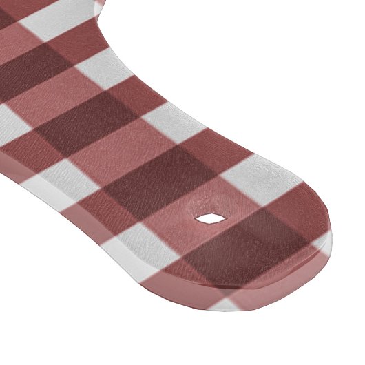 Red Buffalo, Karierte Kuhschneiderei Schneidebrett (Ecke)