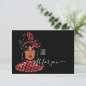 Red Buffalo Karierte Weihnachten (Stehend Vorderseite)