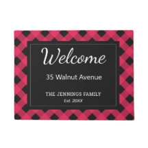 Red Buffalo Karierter Karo Gemustert Personalisier