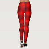 Red Buffalo Kariertes Muster Leggings (Rückseite)