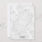 Red Buffalo Karo String Lights Sweet 16 Party Einladung (Rückseite)