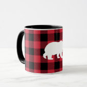Red Buffalo Karo Tasse (Vorderseite Links)
