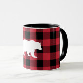 Red Buffalo Karo Tasse (VorderseiteRechts)