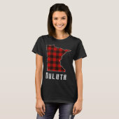 Red Buffalo Plaid Duluth Minnesota Gif Home State  T-Shirt (Vorne ganz)