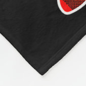 Red Buffalo Plaid Pajama American Bully Christmas  Fleecedecke (Ecke)