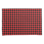 Red Buffalo Plaid Pillowcase Pair Kissenbezug (Vorderseite-Rechts)