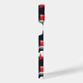 Red Buffalo Plaid Polar Bear iPhone Hülle (Rechte Seite)