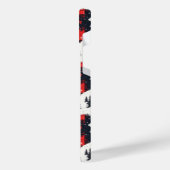 Red Buffalo Plaid Polar Bear iPhone Hülle (Linke Seite)