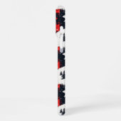 Red Buffalo Plaid Polar Bear iPhone Hülle (Linke Seite)