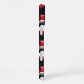 Red Buffalo Plaid Polar Bear iPhone Hülle (Rechte Seite)