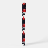 Red Buffalo Plaid Polar Bear iPhone Hülle (Rechte Seite)