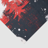 Red Buffalo Plaid Polar Bear Seidenpapier (Detail)