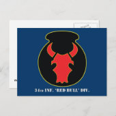 Red Bull CSIB-Look Emblem Postkarte (Vorne/Hinten)