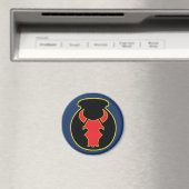 Red Bull CSIB-Look-Emblem, w/Army-blauer Magnet (In Situ (Geschirrspüler))