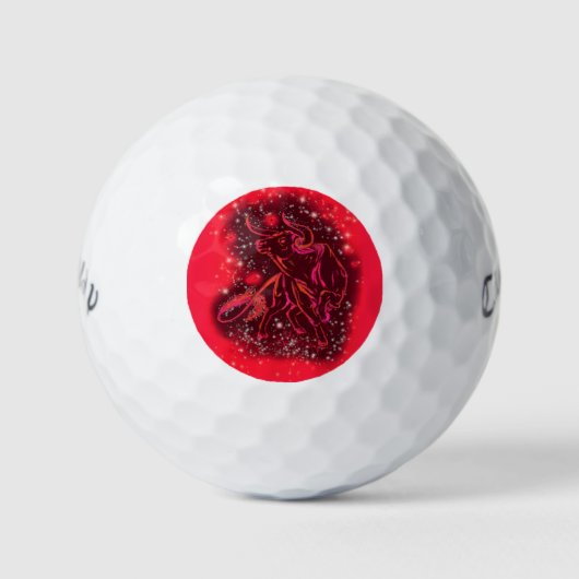Red Bull Golf Balls laufen in Starry Night Golfball (Vorderseite)