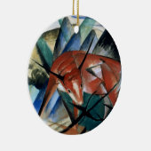 Red Bull (Gouache auf Papier) Keramik Ornament (Rechts)