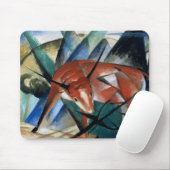 Red Bull (Gouache auf Papier) Mousepad (Mit Mouse)
