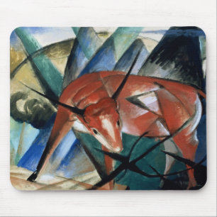 Red Bull (Gouache auf Papier) Mousepad