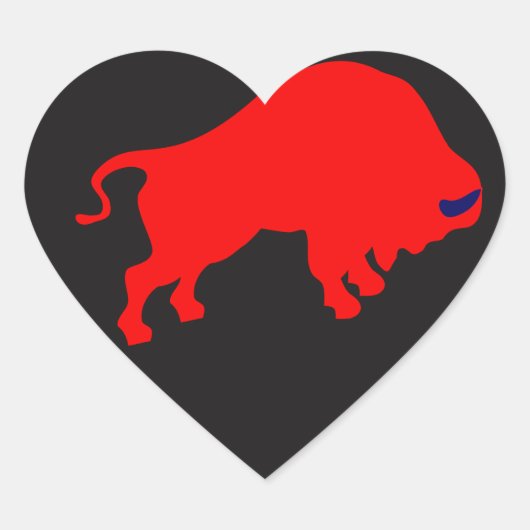 Red Bull Heart Sticker (Vorderseite)