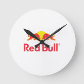 Red Bull Logo Runde Wanduhr (Vorderseite)