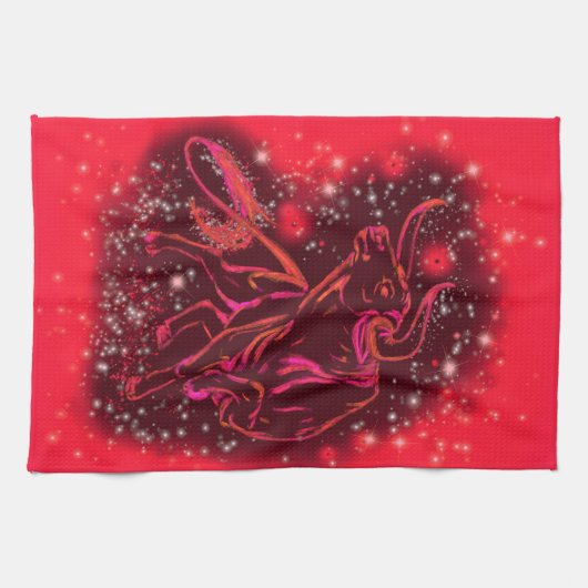 Red Bull Running Kitchen Handtuch Starry Night (Horizontal)