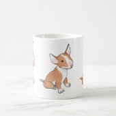 Red Bull Terrier Welpe Tasse (Mittel)