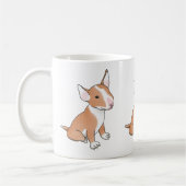 Red Bull Terrier Welpe Tasse (Links)