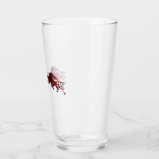 Red Bull Trinkbehälter Glas (Links)