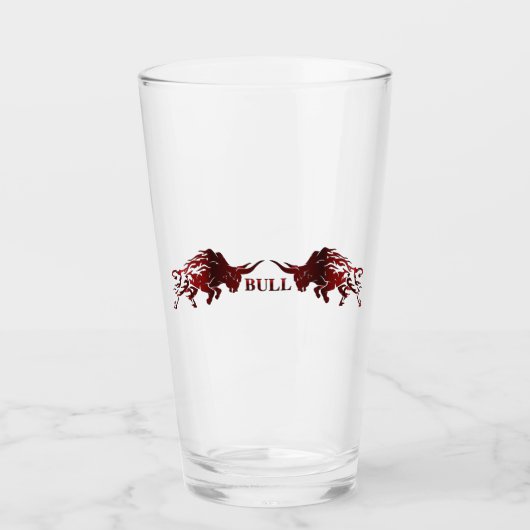 Red Bull Trinkbehälter Glas (Vorderseite)