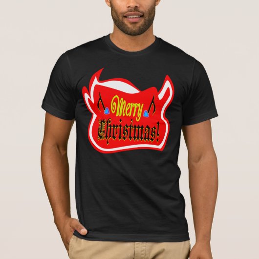 ♫ ♥ Red Bull Weihnachten Stilvoll Unisex Tshirt, I T-Shirt (Vorderseite)