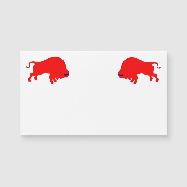 Red Bulls Business Cards Magnetkarte (Vorderseite)