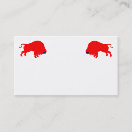 Red Bulls Business Cards Visitenkarte