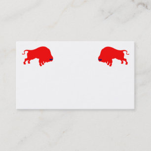 Red Bulls Business Cards Visitenkarte