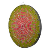 Red Bullseye Dart Board Dartscheibe (Vorderseite rechts)