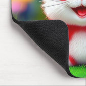 Red Bunny Wearing American Glasses-44244 Mousepad (Ecke)