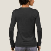 Red Burgundy Abstrakt Tiles Pattern Tri-Blend Shirt (Rückseite)